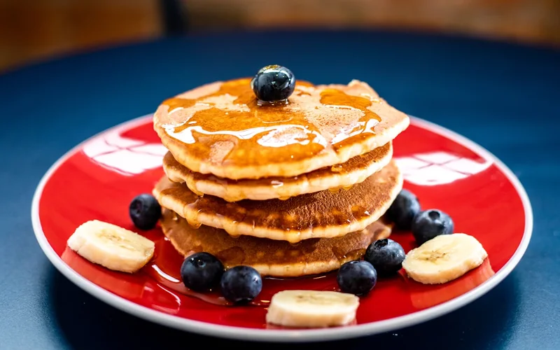 New York Cheesecake Pancakes Short Stack at IHOP Williamstown NJ - new 2026 Spotlight Stack item priced at $6.49